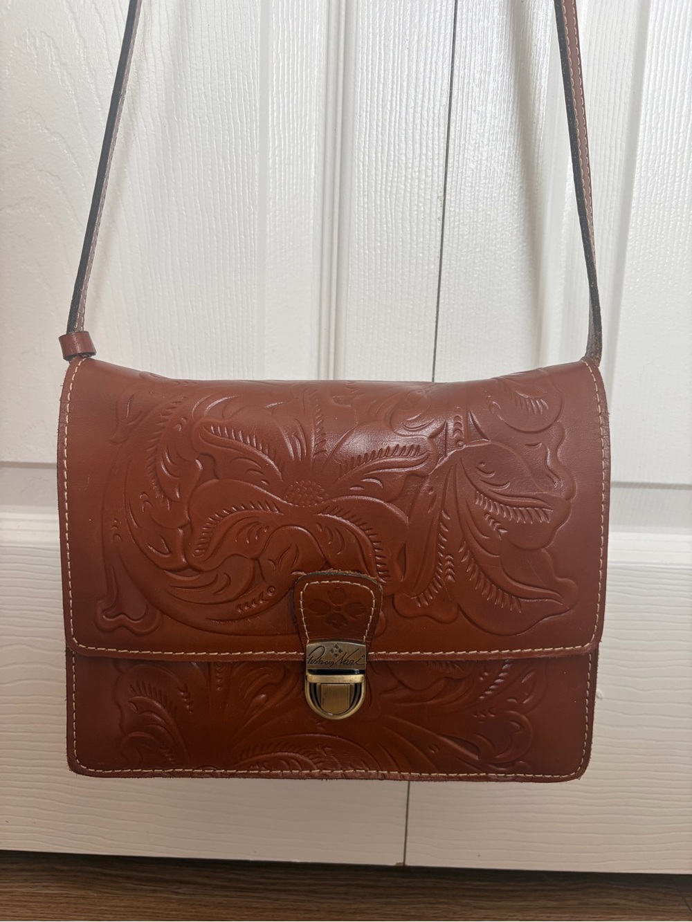 Patricia Nash Tooled Leather Crossbody Purse